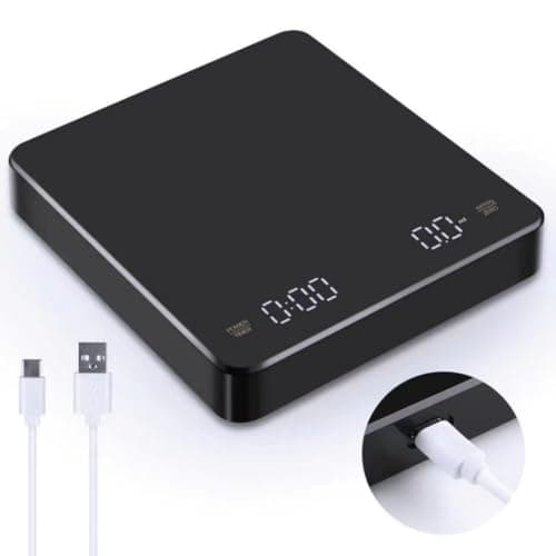 Mini Elektronische Kaffee Waage mit Timer 3kg 0,1g Hohe Präzision LED Bildschirm für Kaffee Mischung Espresso

|Digital