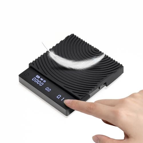 TIMEMORE Mini Küchenwaage Digital für Kaffee und Lebensmittel mit Timer und 2000 Gramm Gewicht
