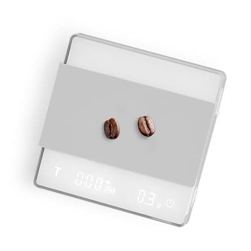 MHW-3BOMBER Mini Kaffewaage für Espresso & Pour-Over Kaffee, Präzisionswaage mit Timer & Schwerkraftsensor, 2kg/0,1g Sch