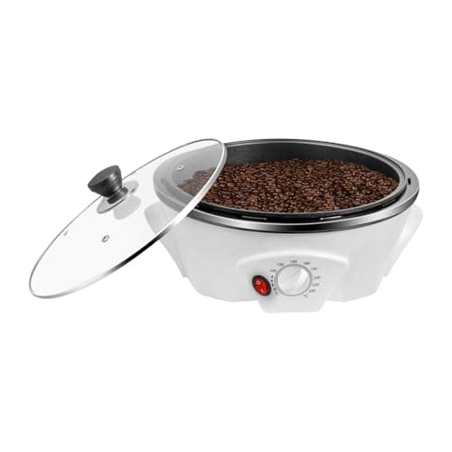 MINRS Elektrischer Kaffeeröster 1200W für Hausgebrauch mit Einstellbare Temperatur und Maschinengroßes für Zuhause