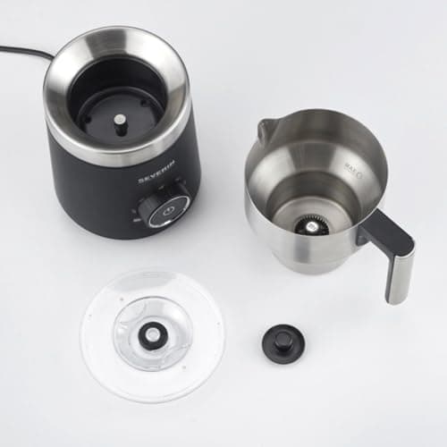SEVERIN SPUMA 700 Induktions-Milchaufschäumer für Küchenanwender, perfekt für tägliches Backen und Trinken, edles Edelst