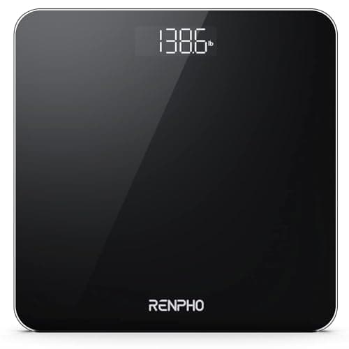 RENPHO Personenwaage, Körperwaage mit Hochpräzisions-Sensoren Schwarz  
RENPHO Küchenwaage mit LCD Display und Abstellau