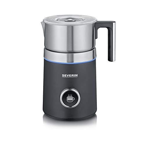 SEVERIN SPUMA 700 Plus - Induktions-Milchaufschäumer mit OLED-Display und 13 Programmen für Barista-Erlebnisse, schwarz,