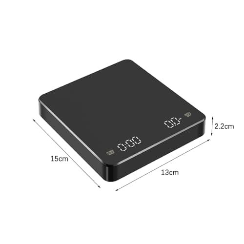 Mini-Digital-Kaffeewaage Tiardey mit Timer und LED-Licht für KaffeesCaughten
| Tiardey Mini-Digital-Kaffeewaage mit Tim