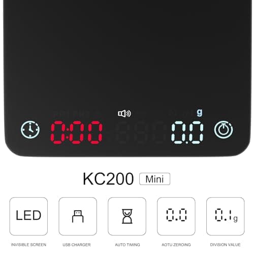 OBEST Digitale Kaffeewaage mit Timer
OBEST Tragbare Elektronische Kaffeewaage mit LED-Anzeige
OBEST Digitale Küchenwaage