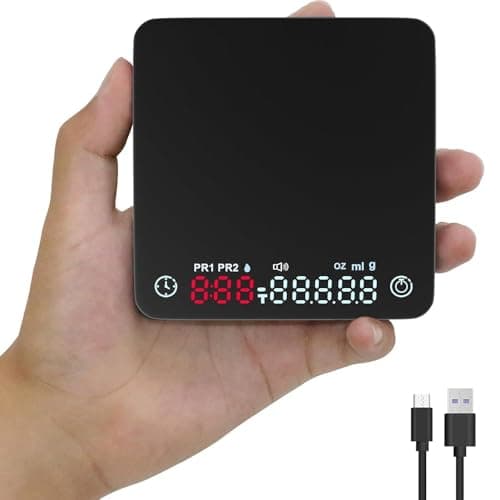 OBEST Digitale Kaffeewaage mit Timer
OBEST Tragbare Elektronische Kaffeewaage mit LED-Anzeige
OBEST Digitale Küchenwaage