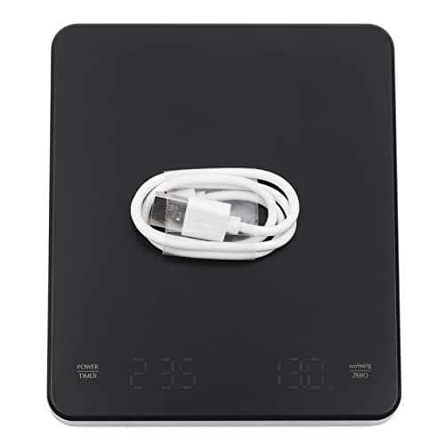 Digitale Waage LENJKYYO Kaffeewaage 3kg/0.1g USB für Barista Präzise Küchenwaage
| Lenjkyyo Küchenwaage Elektronische K