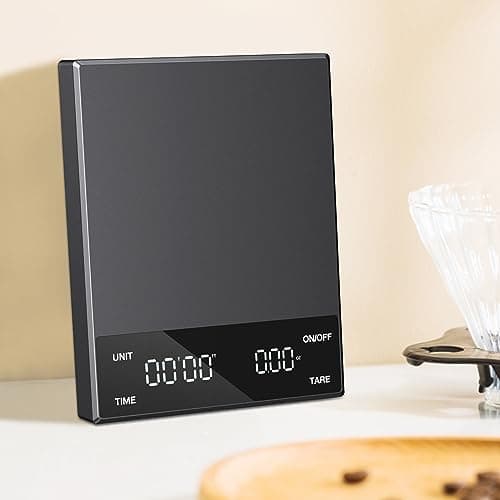 Brifit Espresso Waage mit Timer für Küchenliebhaber beim Morgenkaffee
| USB Wiederaufladbare Brifit Feinwaage mit LED-A