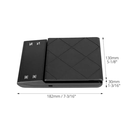 QWORK® Präzise Küchenwaage - Multifunktional mit Timer für Herberten
| QWORK® Digital Kaffeewaage - Superpräzise Messun