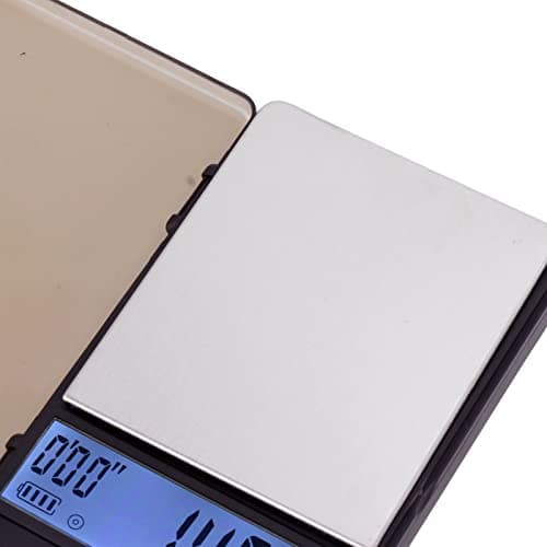 Digitale Taschen-Kaffeewaage mit Timer und Tara-Funktion, Genau zu 1000 G, Empfindlich bis 0,1 G,Ideal für Espresso-Kaff