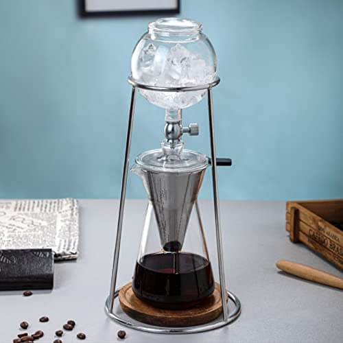 600 ML Tropfturm-Kaffeemaschine, wiederverwendbare Eiskaffeemaschine aus Borosilikatglas für Cafés zu Hause, Küchenkaltg