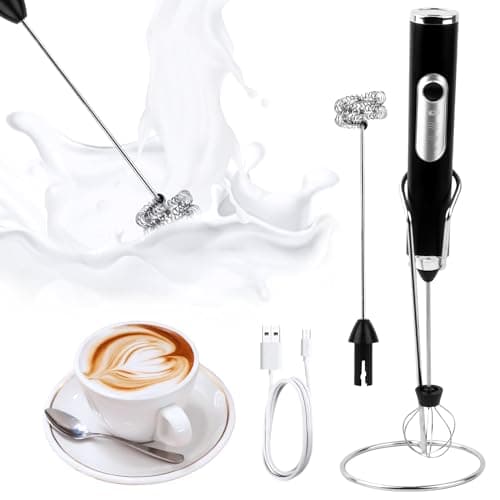 **Stainless Steel USB Rechargeable Elektrischer Milchfrother für Kaffee, Cappuccino und Hot Chocolate**
| **Elektrische