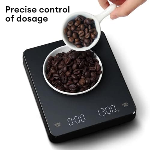 Mini Elektronische Kaffee Waage mit Timer 3kg 0,1g Hohe Präzision LED Bildschirm für Kaffee Mischung Espresso

|Digital