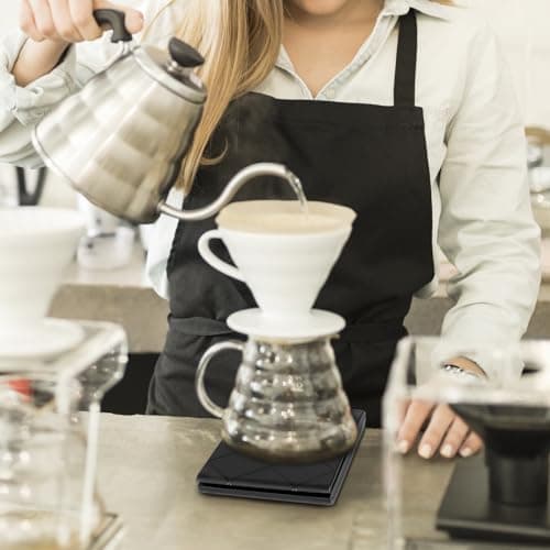 QWORK® Präzise Küchenwaage - Multifunktional mit Timer für Herberten
| QWORK® Digital Kaffeewaage - Superpräzise Messun