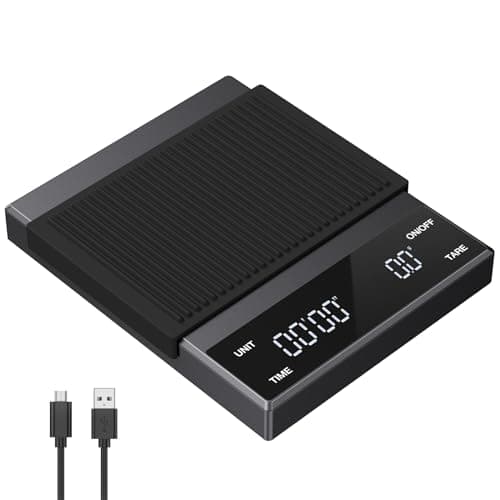 Brifit Espresso Waage mit Timer für Küchenliebhaber beim Morgenkaffee
| USB Wiederaufladbare Brifit Feinwaage mit LED-A