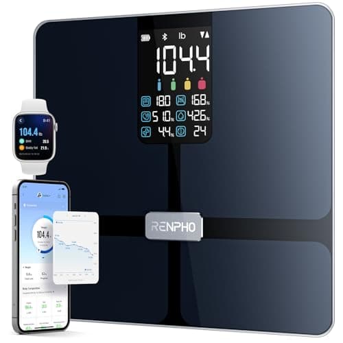 RENPHO Personenwaage, Körperwaage mit Hochpräzisions-Sensoren Schwarz  
RENPHO Küchenwaage mit LCD Display und Abstellau