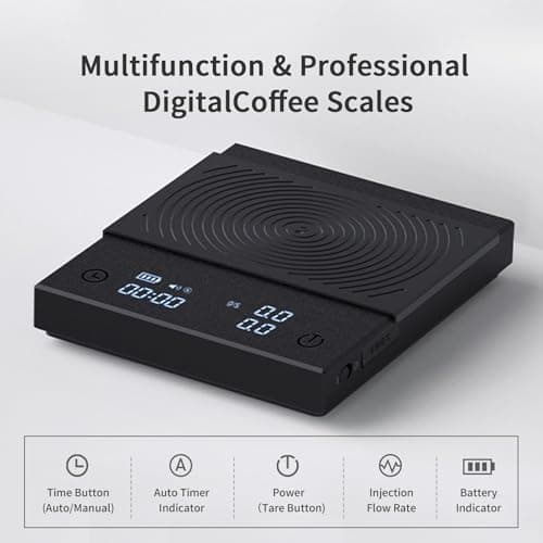 TIMEMORE Black Mirror Basic |0 Elektronische Kaffeewaage mit Timer für Küchenliebhaber
TIMEMORE Black Mirror Basic |0 El