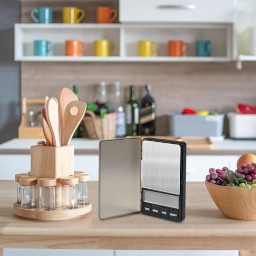Digitale Küchenwaage zum Kochen und Backen, Wasserdichte Espresso Kaffeewaage mit Timer
| Wasserdichte Lebensmittelwaag