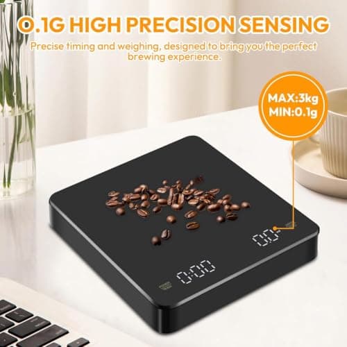 Digitale Küchenwaage Wiederaufladbare 3kg/0,1g Präzise Backen Kochen Küchenhelper
