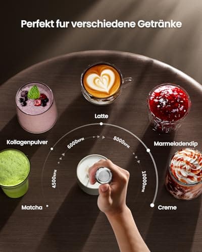 Maestri House LatteStreamer wasserdicht abnehmbar Edelstahl LunaFro Max Geschwindigkeitsregelung