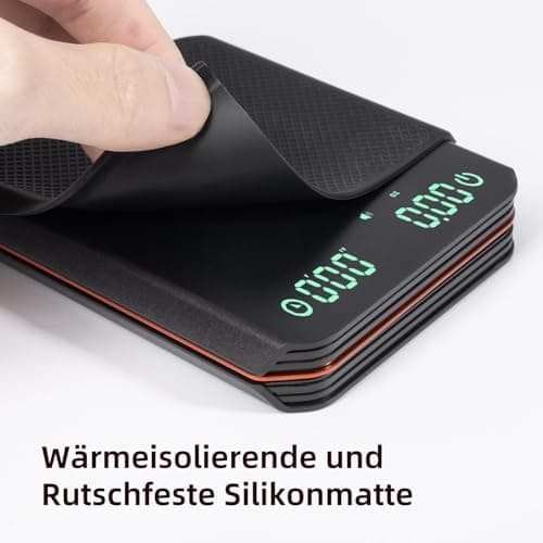 Carehabi Küchenwaage Digital mit Timer für professionelle Küchenarbeiter bei(console)ugengetVarmung und hoher Präzision