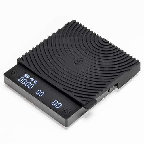 TIMEMORE Kaffeewäge Basic mini Elektronisch - Ultradünn, Leicht und mit Wasserdurchflussmenge & Timer - Küche/Backen/Koc