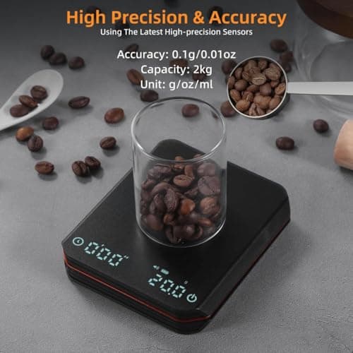 Digitale Kaffeewaage mit Timer für Pour-Over Kaffee
