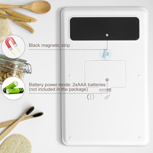AiQInu Küchenwaage Digital mit Timer für Küchenprofi und -anfänger, 3kg/0.1g Hochpräzise Kaffeewaage, 3kg Küchenwaage mi