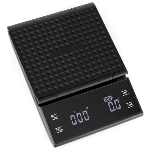 QWORK® Präzise Küchenwaage - Multifunktional mit Timer für Herberten
| QWORK® Digital Kaffeewaage - Superpräzise Messun