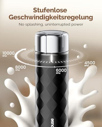 Maestri House Milchaufschäumer Electric Schneebesen ClimatePartner Certified