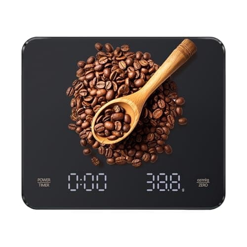 OBEST Mini Kaffeewaage mit Timer für Coffee-Lovers in der Küche
| OBEST 3kg/0.1g Hochpräzise Wiederaufladbare Küchenwaa