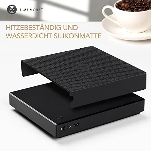 TIMEMORE Exklusiv - Präzise Küchenwaage mit Timer und Durchflussmessung für Coffee Lovers, Ideal für Espresso und.getCla