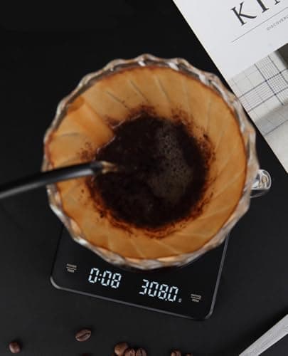 Lancoon Kaffeewaage mit Timer für Coffee-Liebhaber zur Genussvollen Kaffee-Zubereitung
| Lancoon 3kg/0,1g Kaffeewaage m