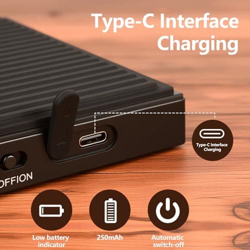 Apritsce Digitale Kaffeewaage mit Timer für Filterkaffee, 0.1g Hochpräzise Feinwaage, Wiederaufladbare Coffee Scale mit
