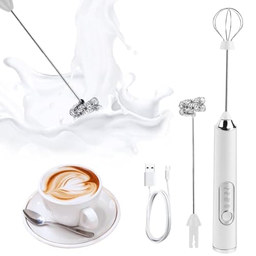 **Stainless Steel USB Rechargeable Elektrischer Milchfrother für Kaffee, Cappuccino und Hot Chocolate**
| **Elektrische