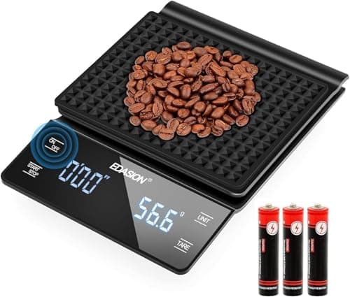 Digitale Kaffee Waage mit Timer & LED-Anzeige für Espresso
| Wasserdichte Espresso Waage mit großem Touchscreen & Hochp
