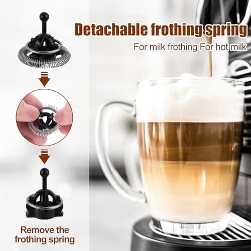 Ersatz Schneebesen für Nespresso Aeroccino 3/4/Plus Milchaufschäumer, Passend für Milchaufschäumer Ersatzteile mit Hochw