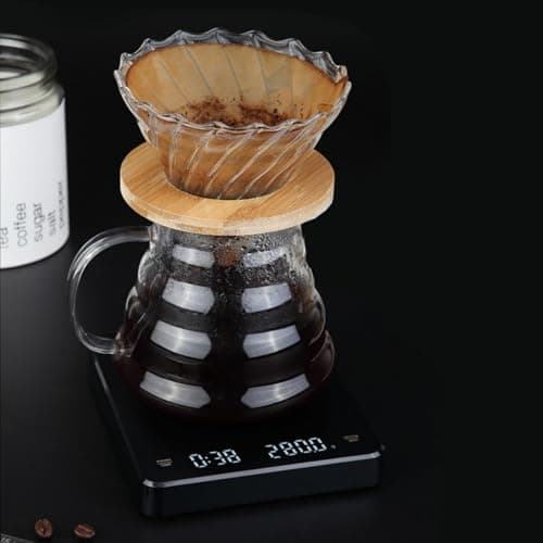 Lancoon Kaffeewaage mit Timer für Coffee-Liebhaber zur Genussvollen Kaffee-Zubereitung
| Lancoon 3kg/0,1g Kaffeewaage m