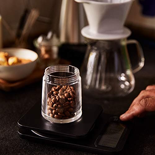 Tchibo Kaffeewaage mit Timer und LC-Display Schwarz