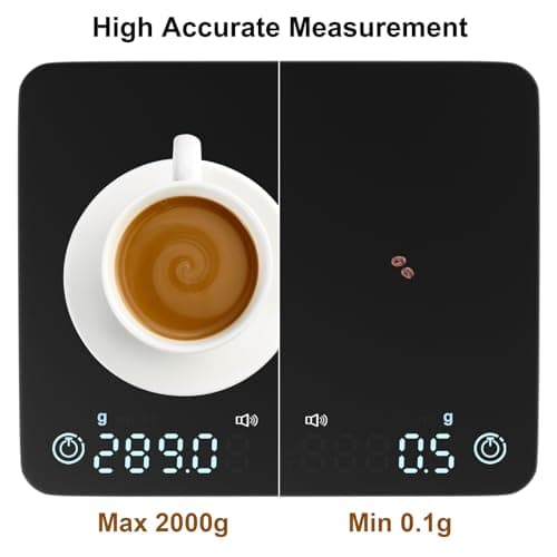 OBEST Digitale Kaffeewaage mit Timer
OBEST Tragbare Elektronische Kaffeewaage mit LED-Anzeige
OBEST Digitale Küchenwaage