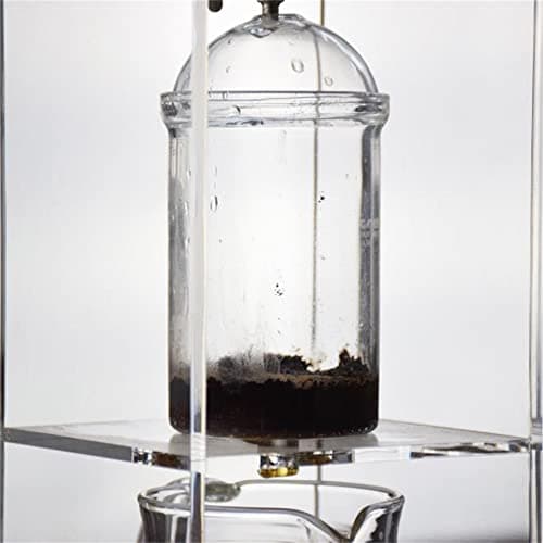 KAYLA-lan Cold Brew Coffee Maker 780 ml Slow Drip klar Einweihungsgeschenk aus Glas mit Acrylrahmen