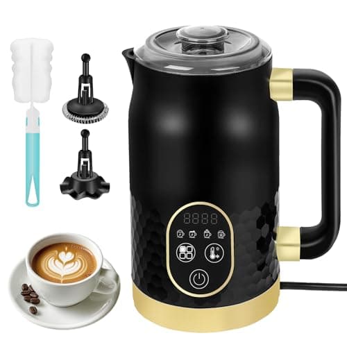 Elektrischer Milchaufschäumer - Automatischer Temparaturkontrollheißer Schokolade Schaum für Cappuccino und Latte