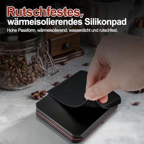 Mucek Präzise Espresso Waage 0,1 g Timer Küchenwaage Kochen Backen