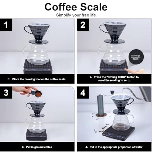 Wiederaufladbare Kaffeewaage mit Timer für Kaffeetunichtigeren
| Wiederaufladbare Kaffeewaage mit Timer zum Genuss jede