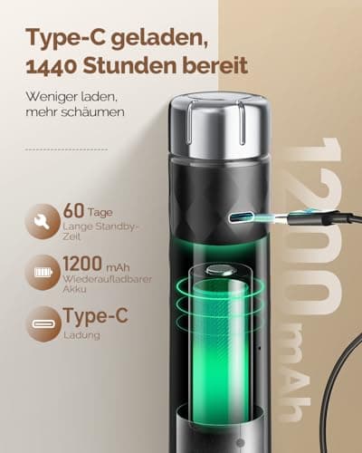 Maestri House Milchaufschäumer Electric Schneebesen ClimatePartner Certified
