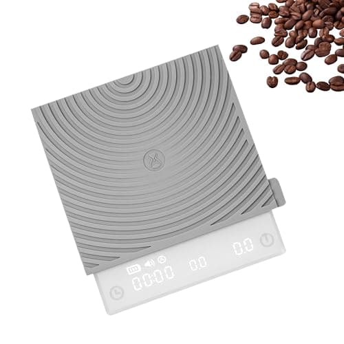 Black Mirror Mini TIMEMORE Automatische Espresso-Waage für Tragbare Kaffeerösterei, 2 kg/0,1 g Genauigkeit, Silikon-Schu