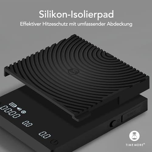 TIMEMORE Black Mirror Mini digitale Kaffeewaage mit Timer für Kaffeeitreiber
| TIMEMORE Black Mirror Mini 2 kg/0,1 g Ka