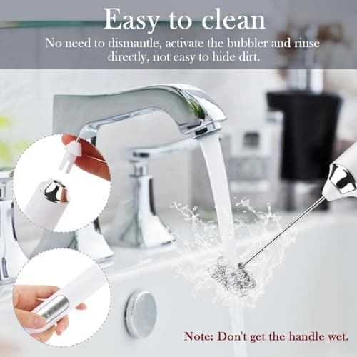 **Stainless Steel USB Rechargeable Elektrischer Milchfrother für Kaffee, Cappuccino und Hot Chocolate**
| **Elektrische