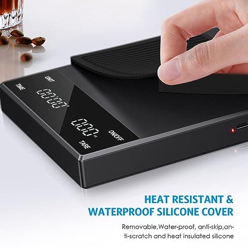 Brifit Espresso Waage mit Timer für Küchenliebhaber beim Morgenkaffee
| USB Wiederaufladbare Brifit Feinwaage mit LED-A