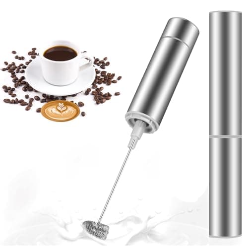 MOSUO Elektrischer Milchaufschäumer für Latte, Matcha-Tee, Cappuccino - Handheld Mini-Getränkemixer mit Batterie
MOSUO B